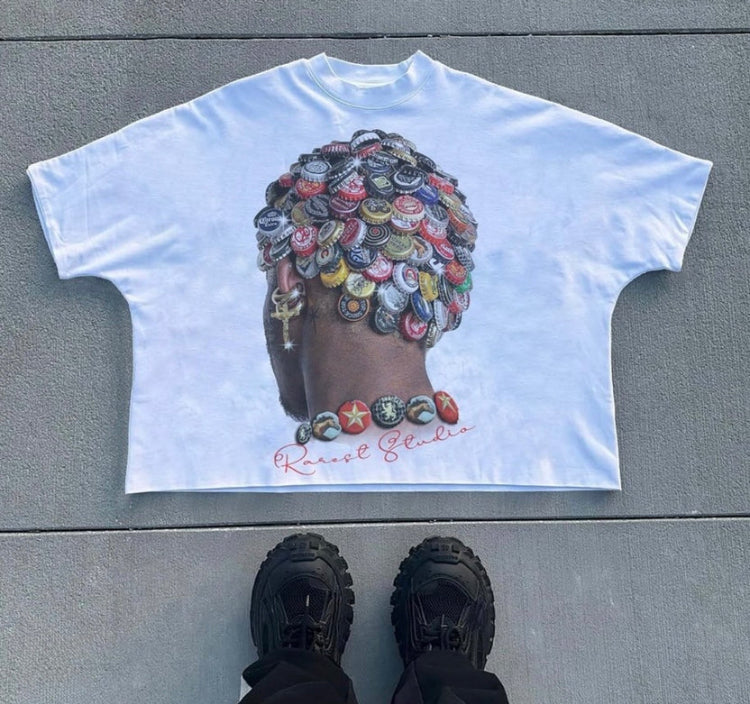 BOTTLE CAP GRAPHIC TEE